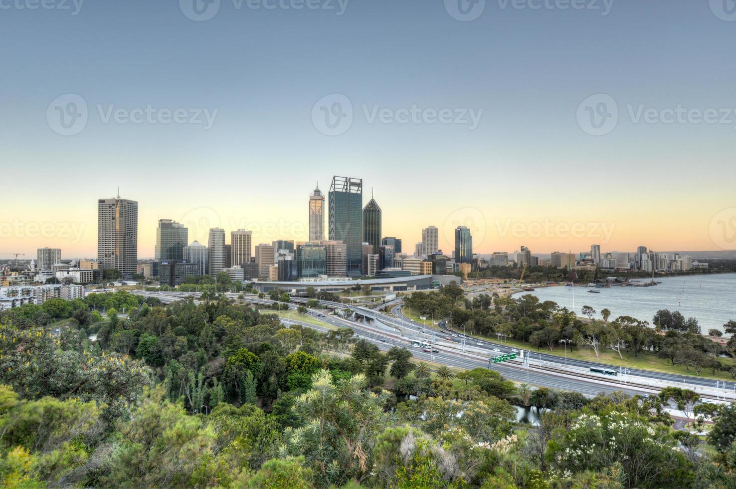 horizonte de perth, australia foto