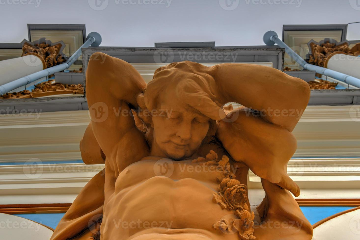 The sumptuous Catherine Palace in Tsarskoe Selo, St. Petersburg, Russia. photo