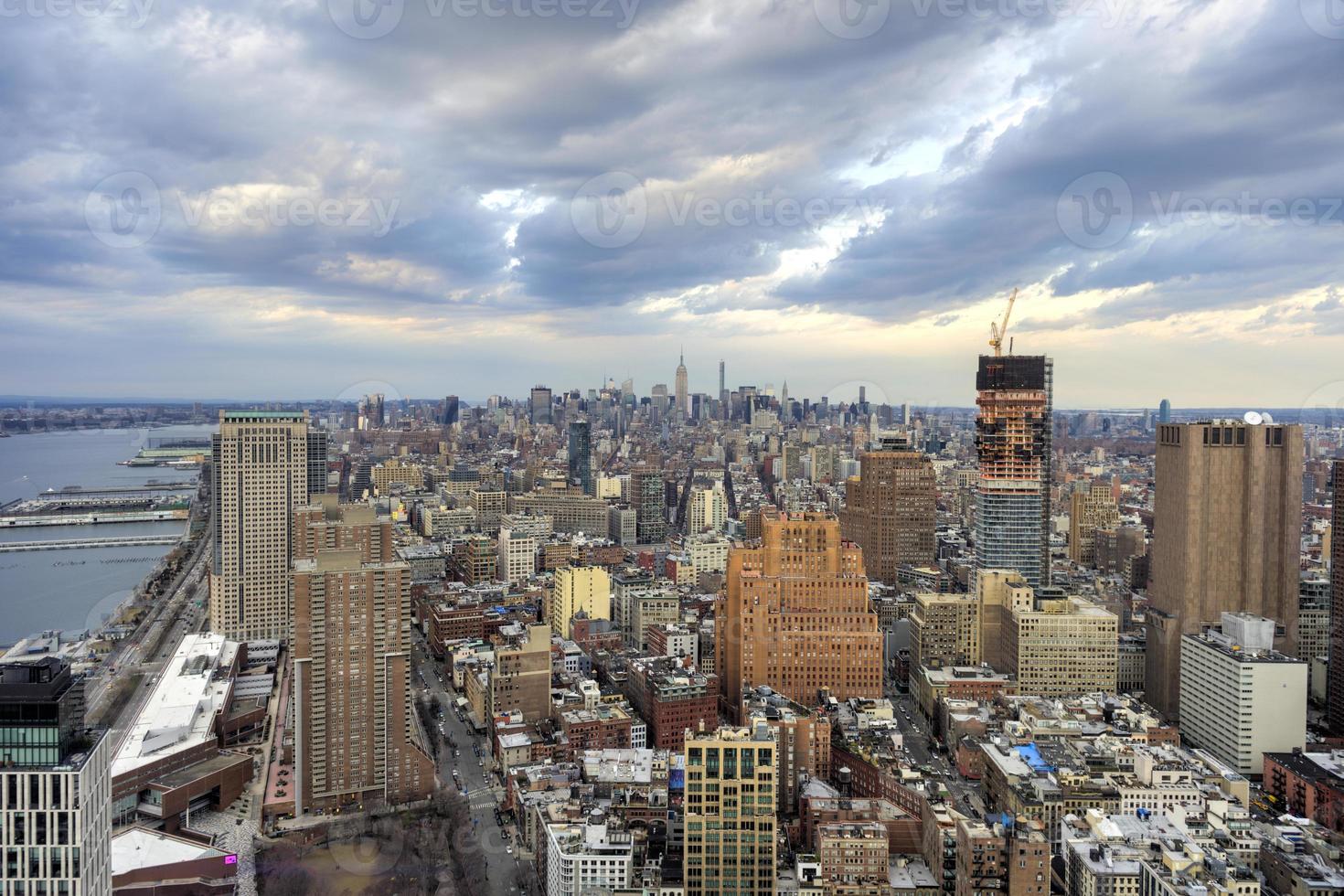 horizonte de la ciudad de nueva york foto