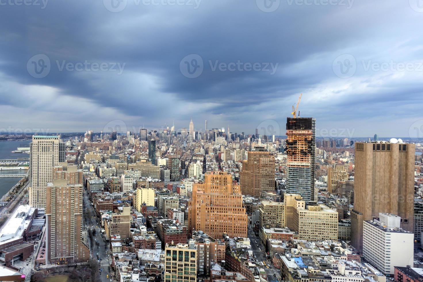 horizonte de la ciudad de nueva york foto