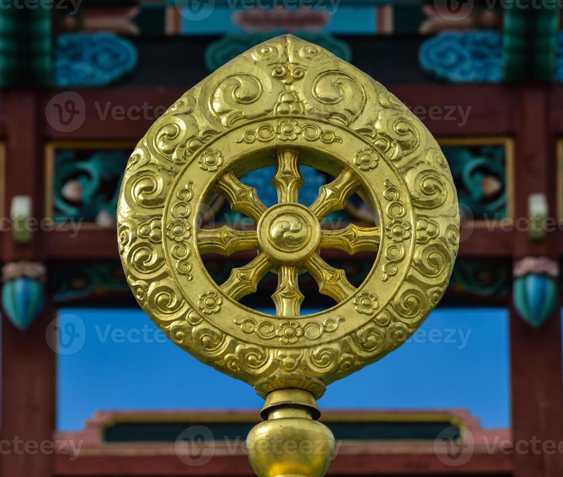 Dharmacakra or the Wheel of the Life photo