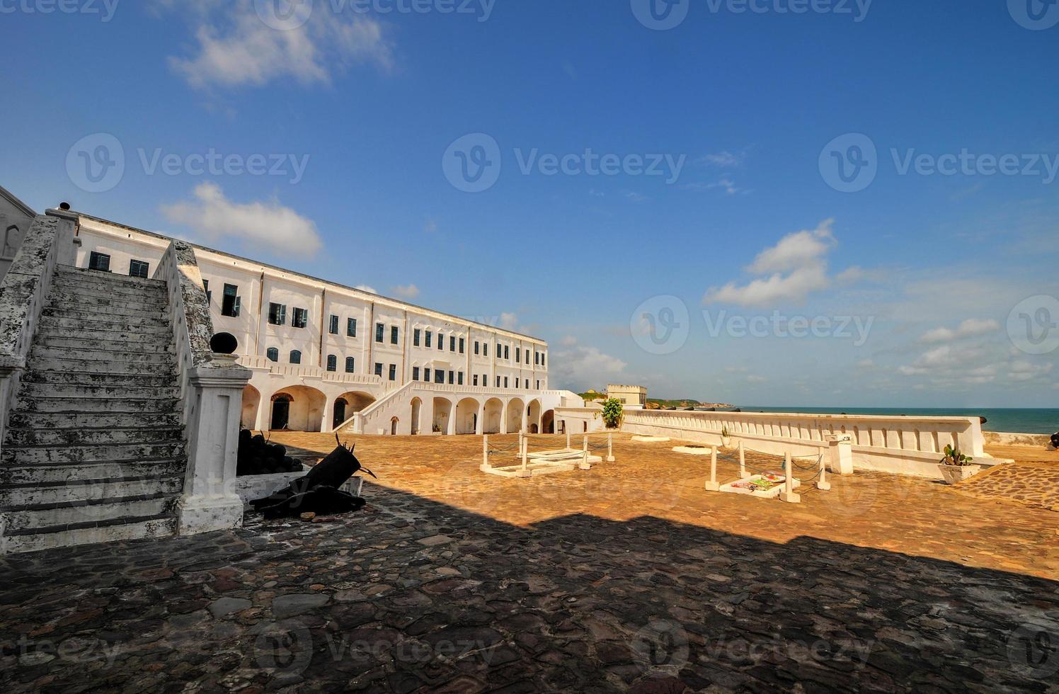 castillo de la costa del cabo - ghana foto