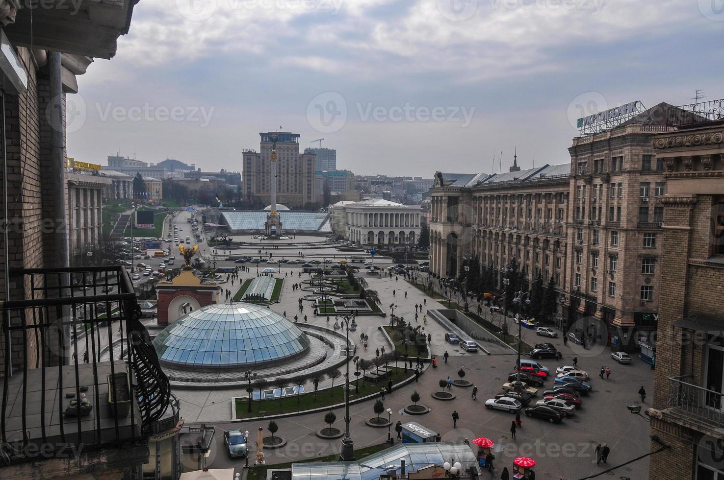 View of Independence Square, Kiev photo