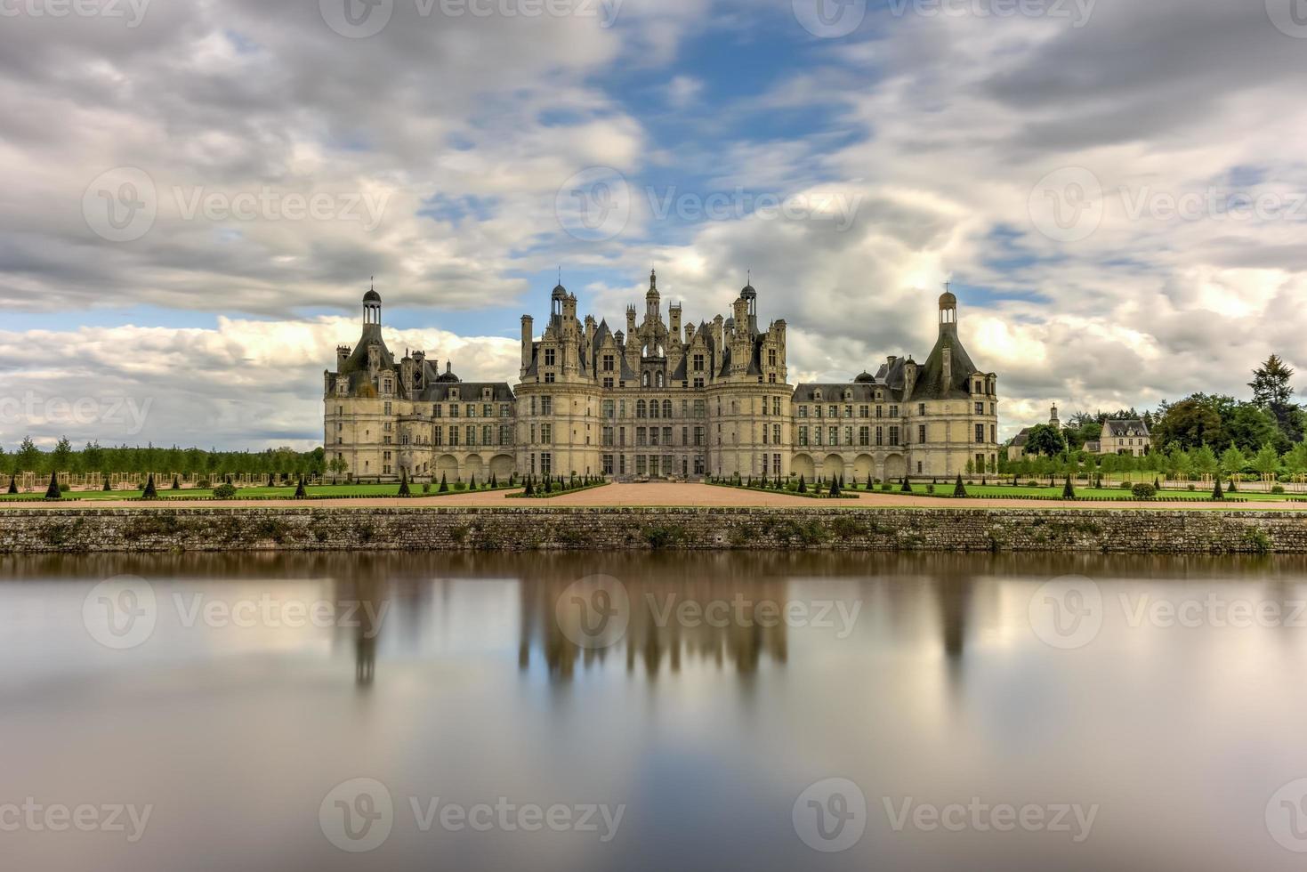 Chateau de Chambord, the largest castle in the Loire Valley. A UNESCO world heritage site in France. Built in the XVI century, it is now a property of the French state photo