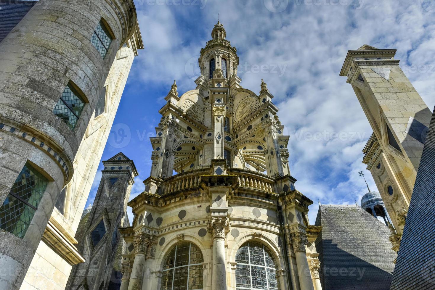 Chateau de Chambord, the largest castle in the Loire Valley. A UNESCO world heritage site in France. Built in the XVI century, it is now a property of the French state photo