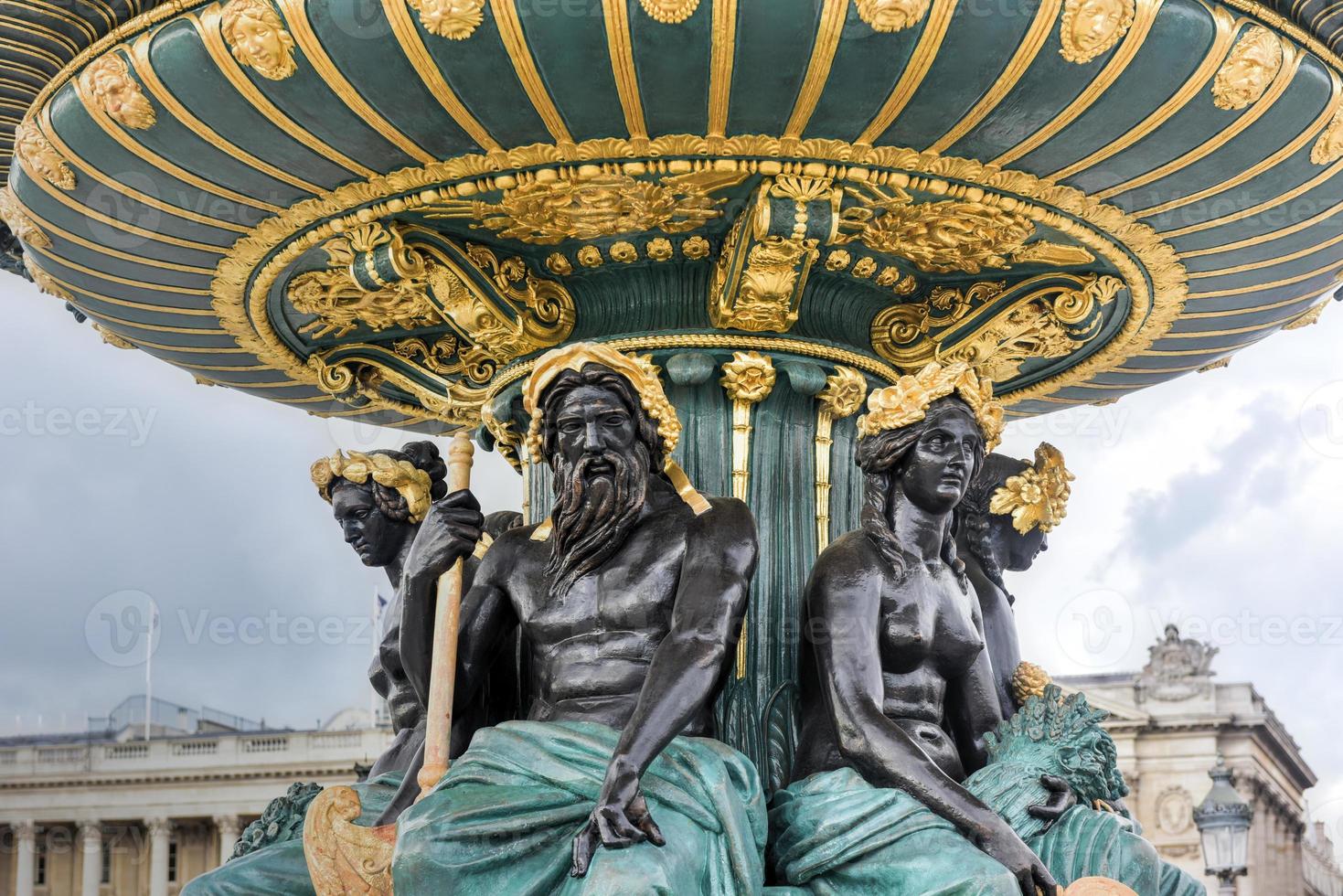 The Place de la Concorde is one of the major public squares in Paris, France. photo