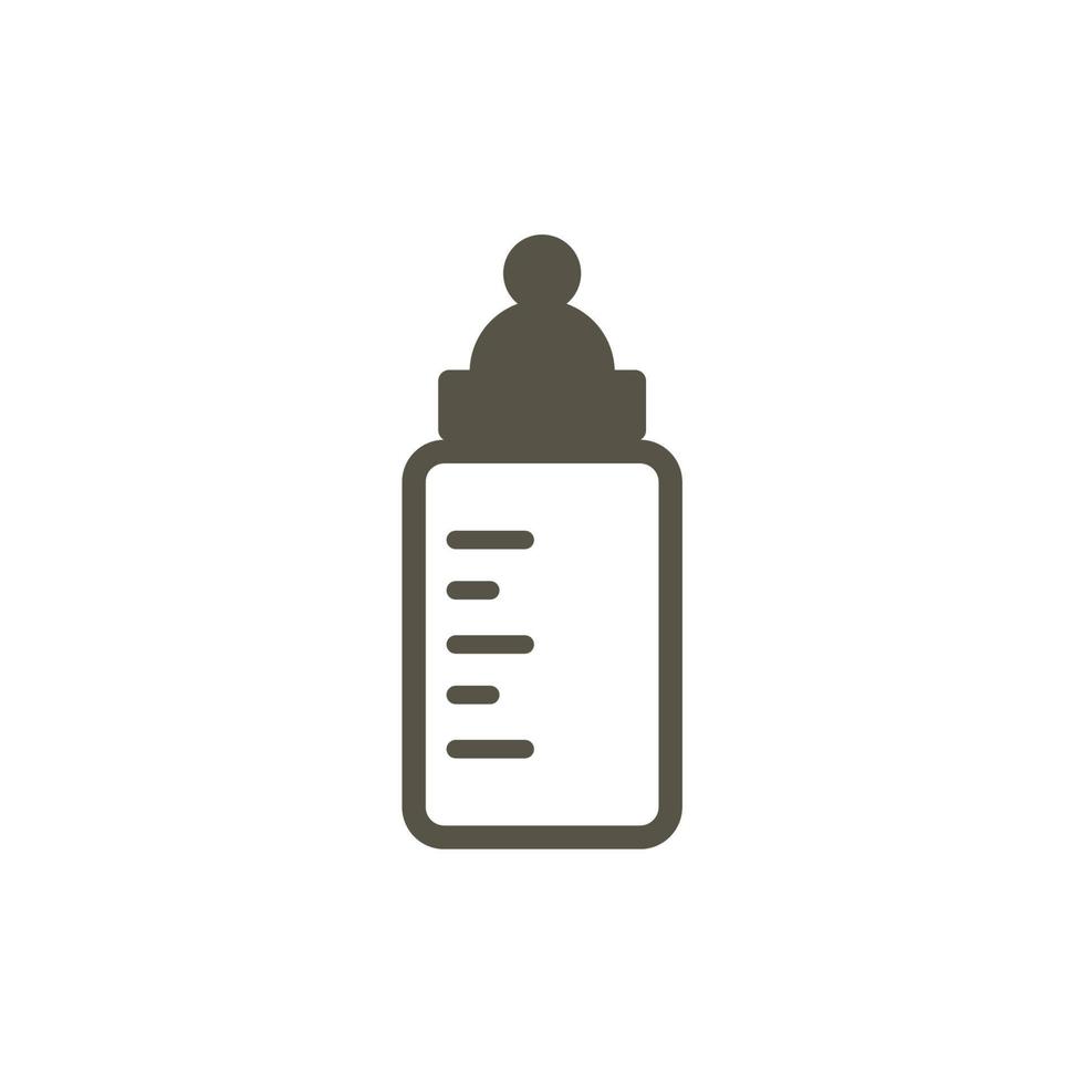 baby bottle icon design vector template