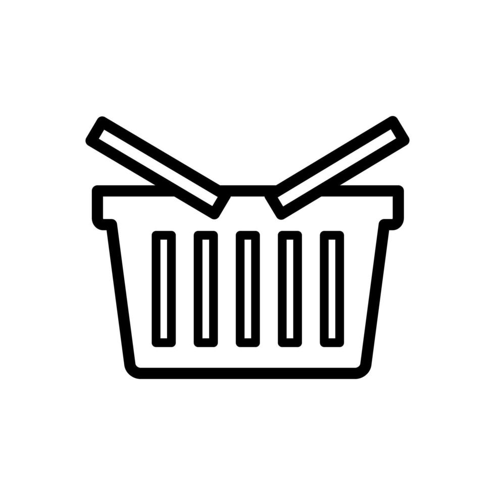 basket store icon design vector template