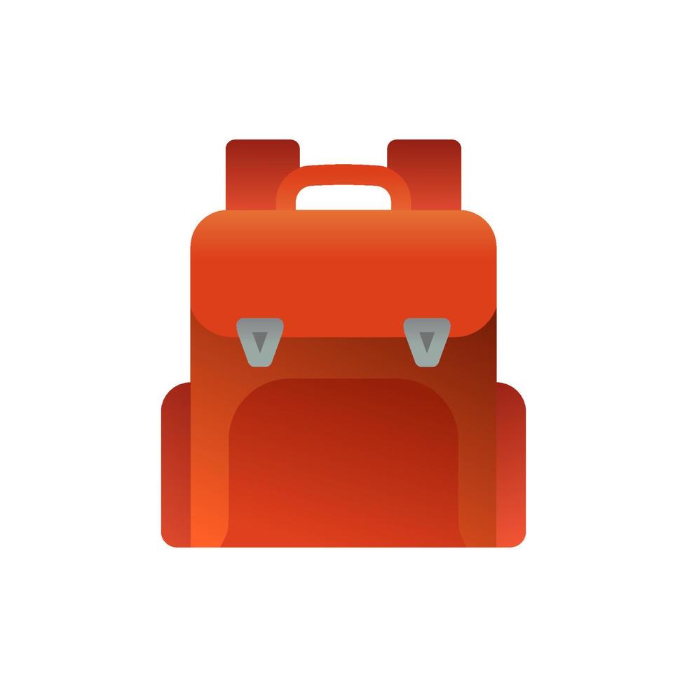 Diseño de ilustración de vector de icono de escuela de bolsa