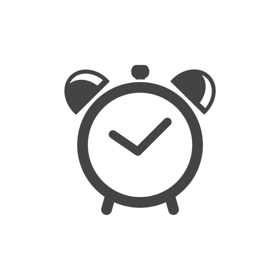 alarm clock icon design vector template