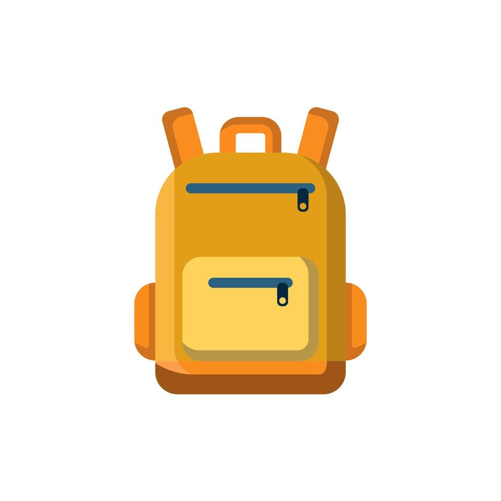 Diseño de ilustración de vector de icono de escuela de bolsa