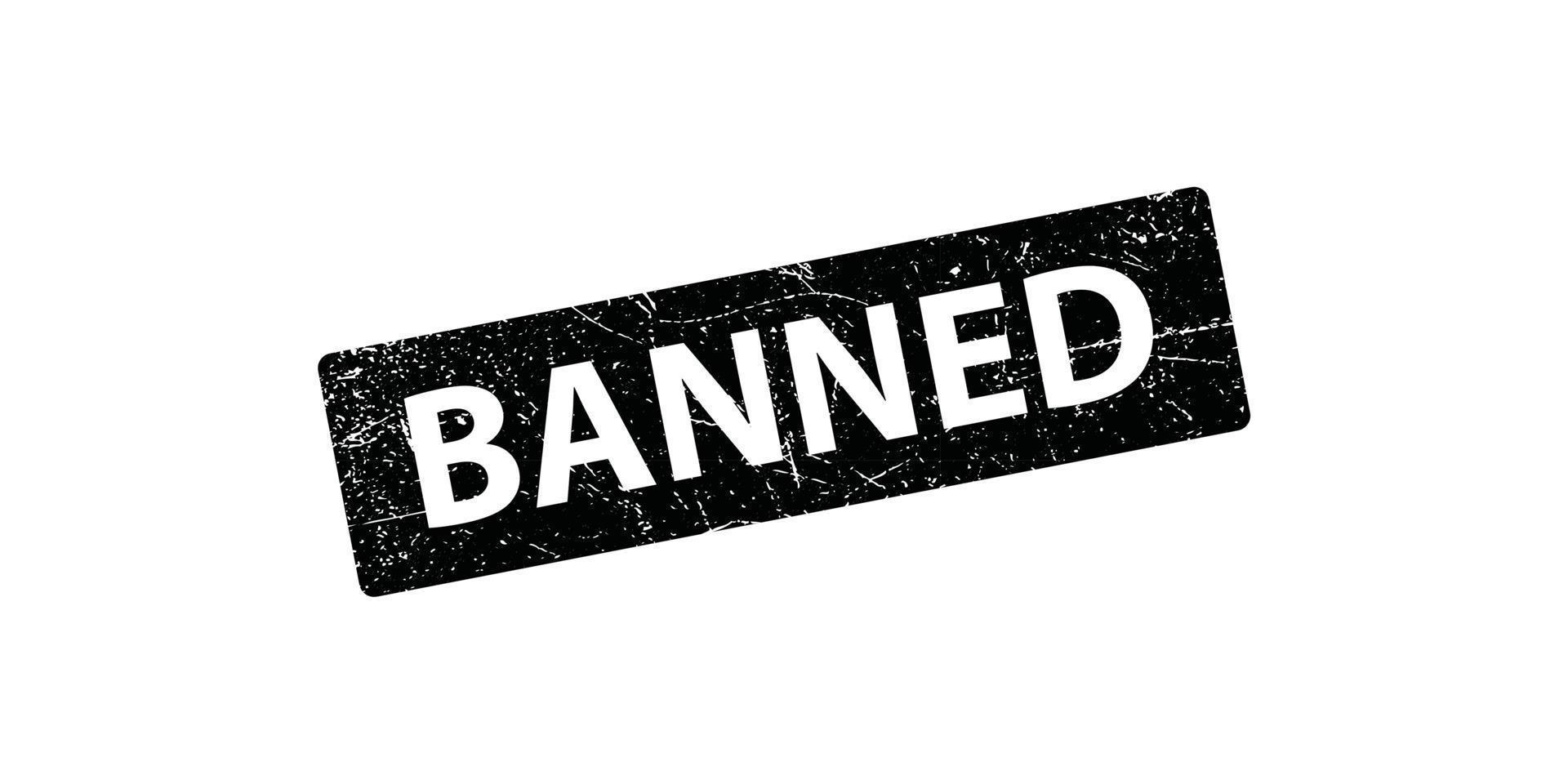 banned icon design vector template