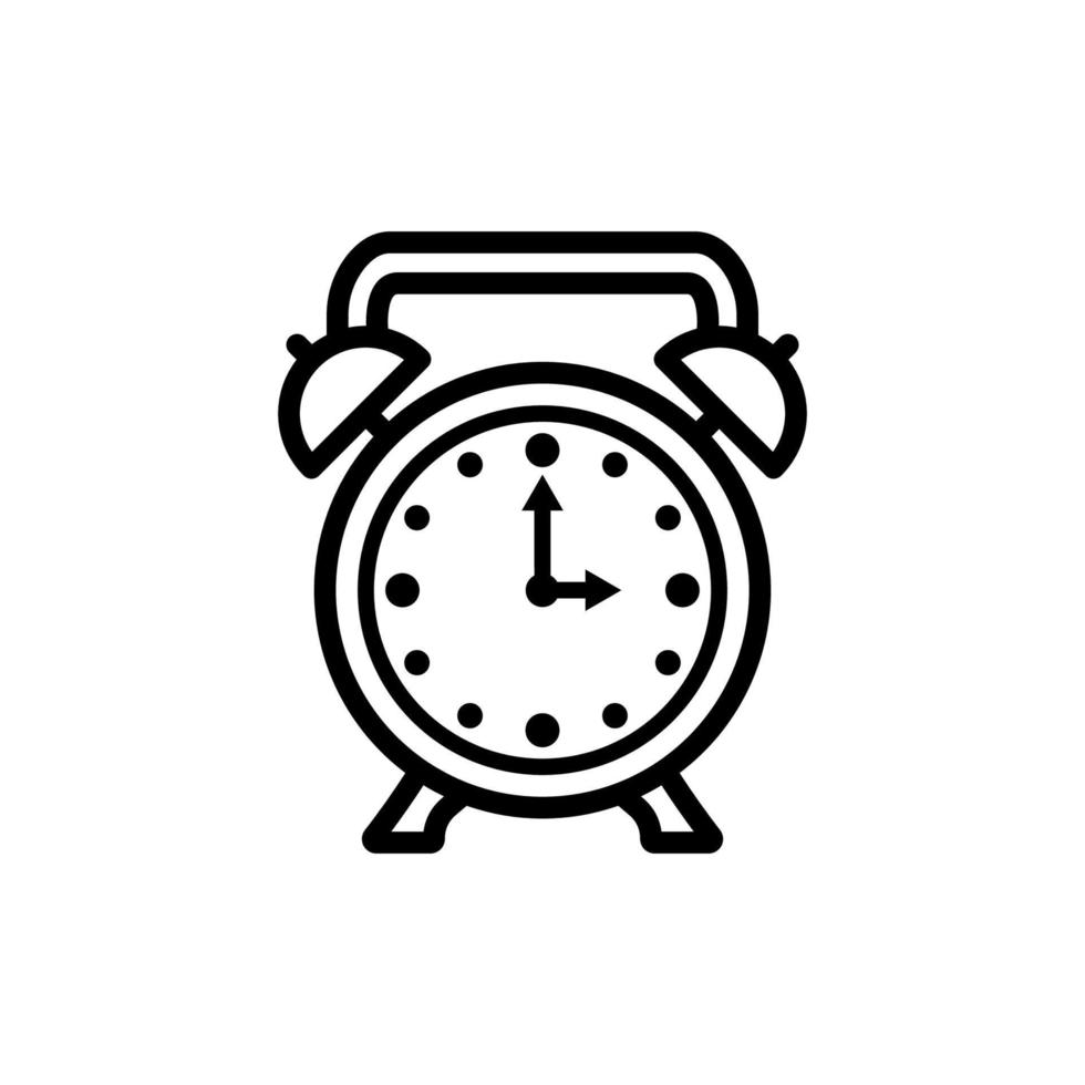alarm clock icon vector illustration design