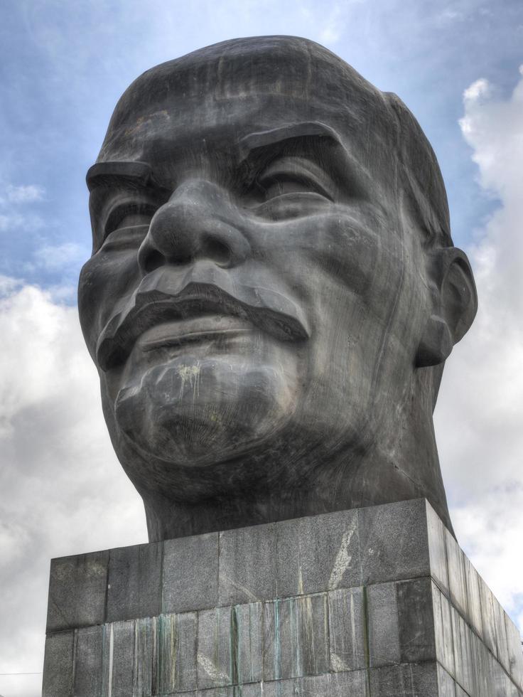 Monument to Ulyanov Lenin in Russia the city of Ulan-Ude, 2022 photo
