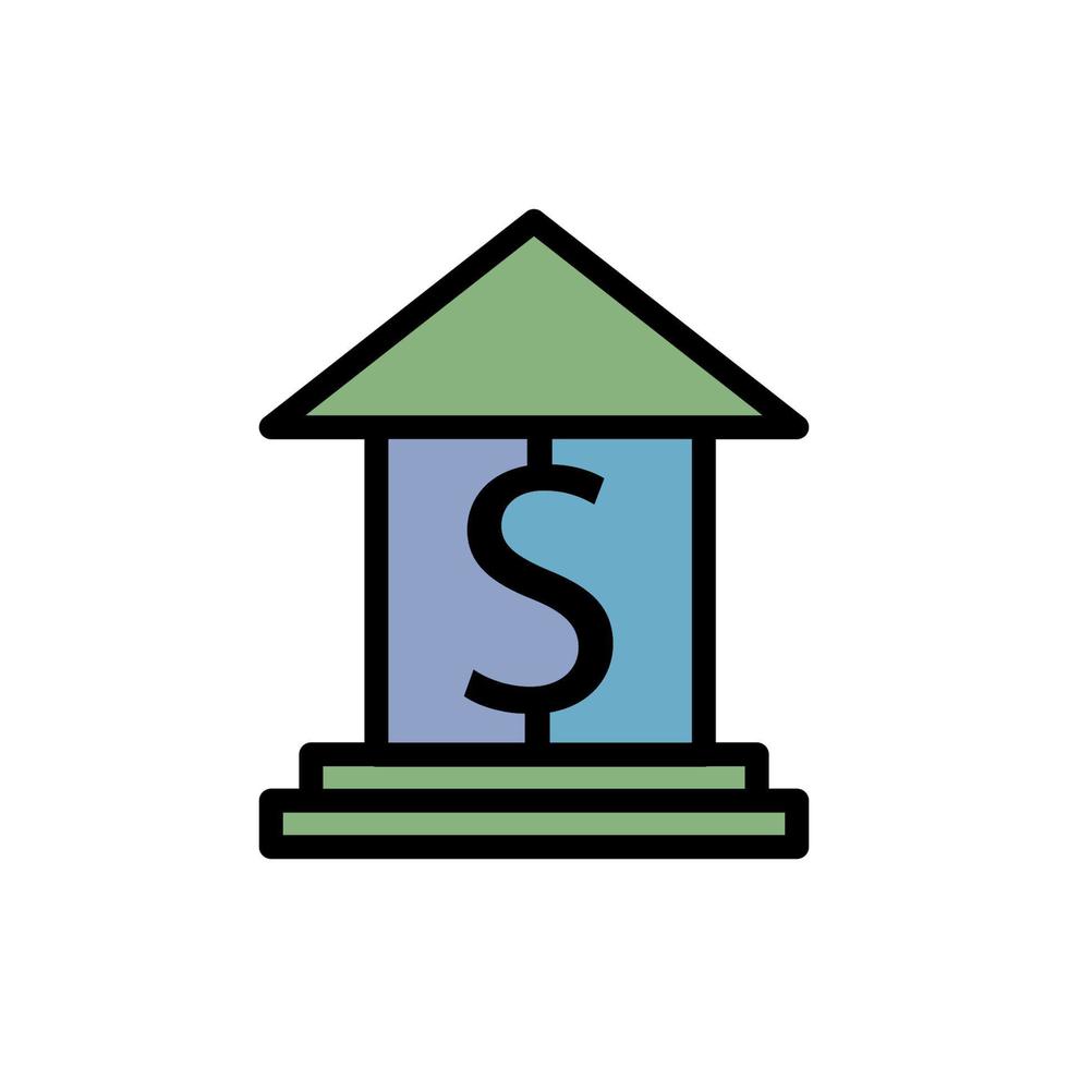 Bank icon vector sign and symbol