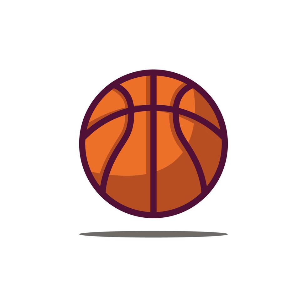 plantilla de vector de diseño de icono de baloncesto