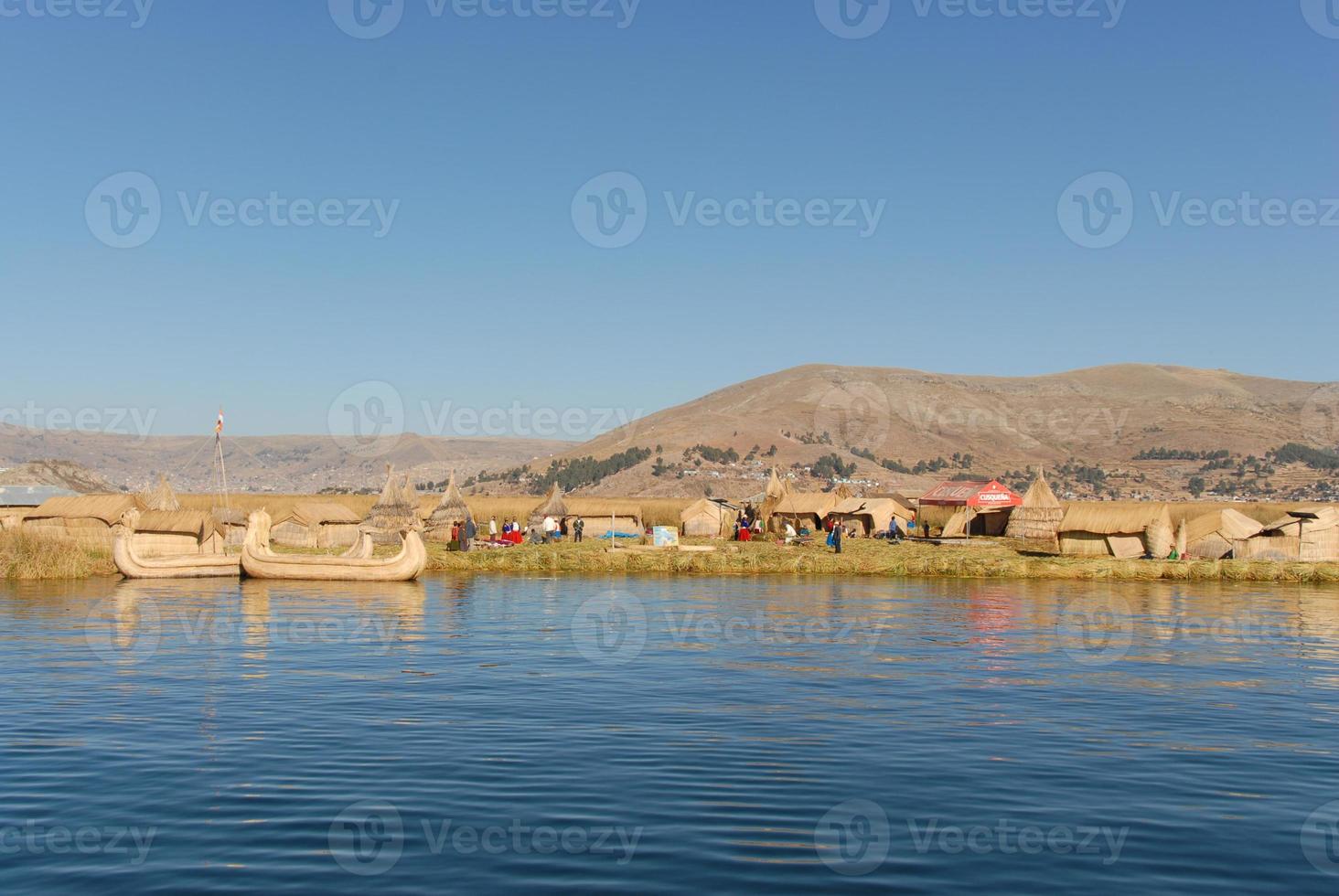 Scenery around Lake Titicaca, Peru photo