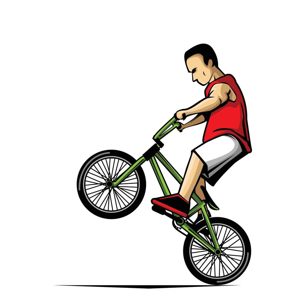 diseño de ilustración vectorial bmx vector