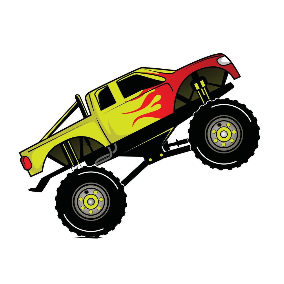 Truck Race Illustration vector