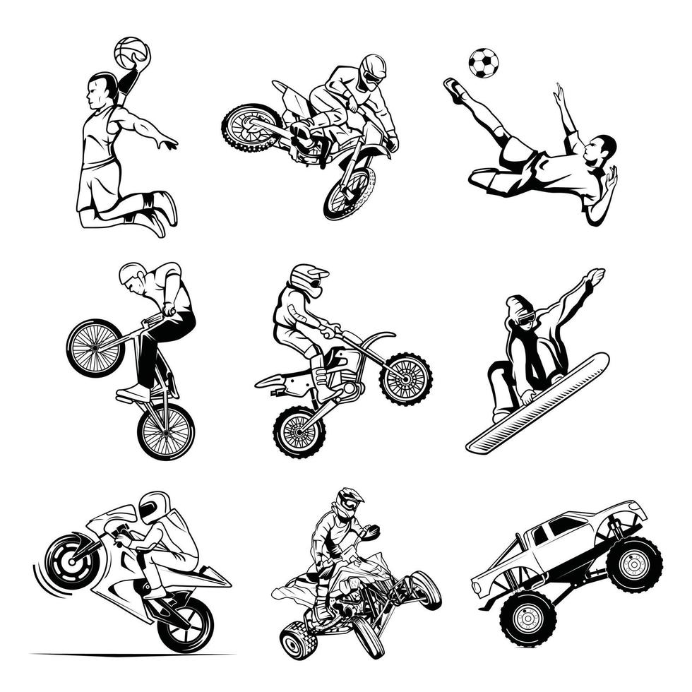 Sport Symbol Collection Design vector