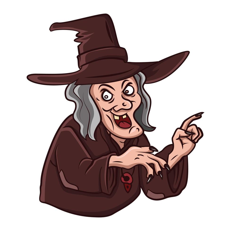 Halloween Witch Illustration vector