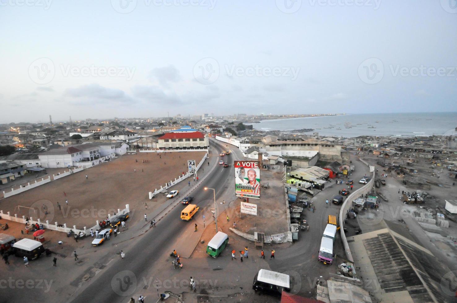Panoramic View of Accra, Ghana photo