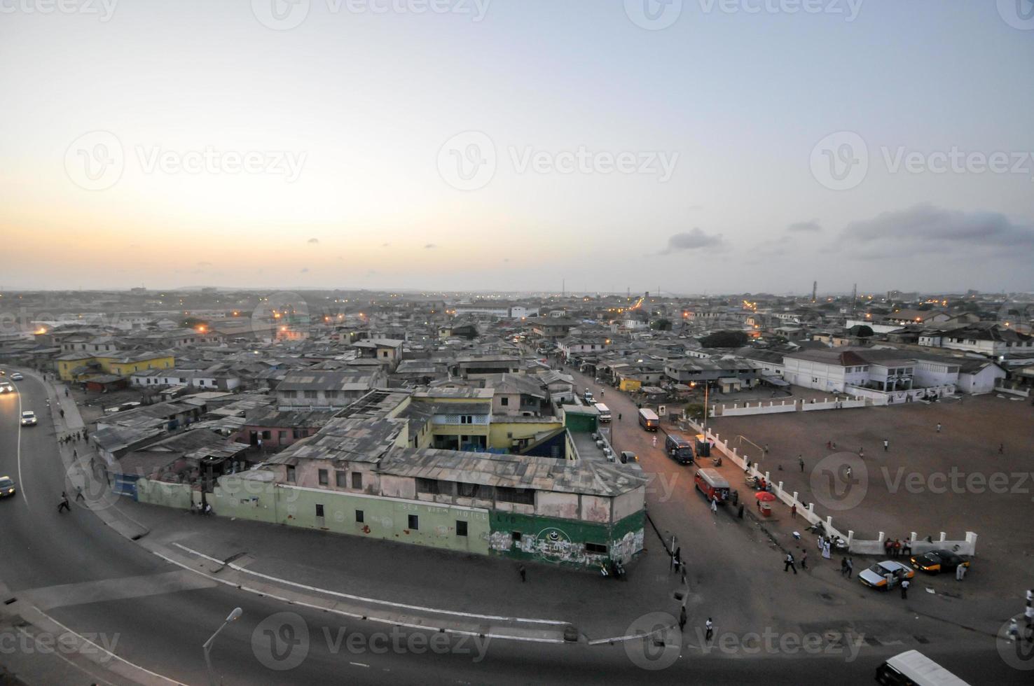 Panoramic View of Accra, Ghana photo