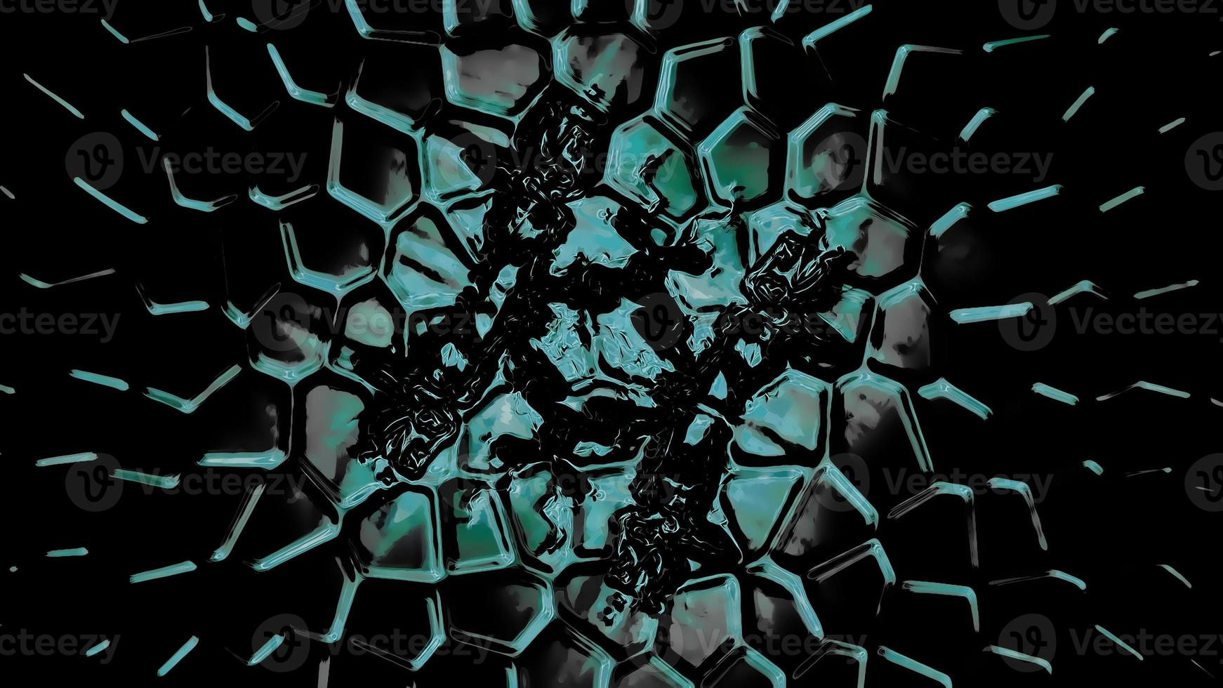 Abstract Split Cracked Surface Background Digital Rendering photo