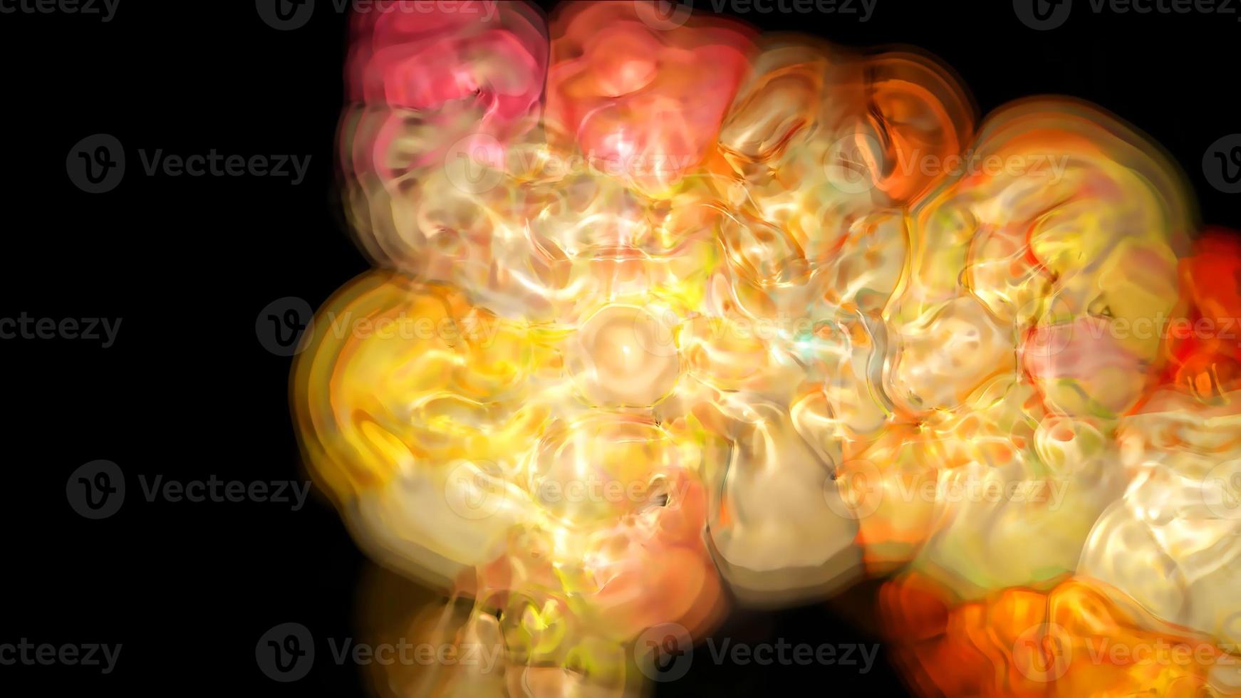 Abstract Colorful Bubbles photo