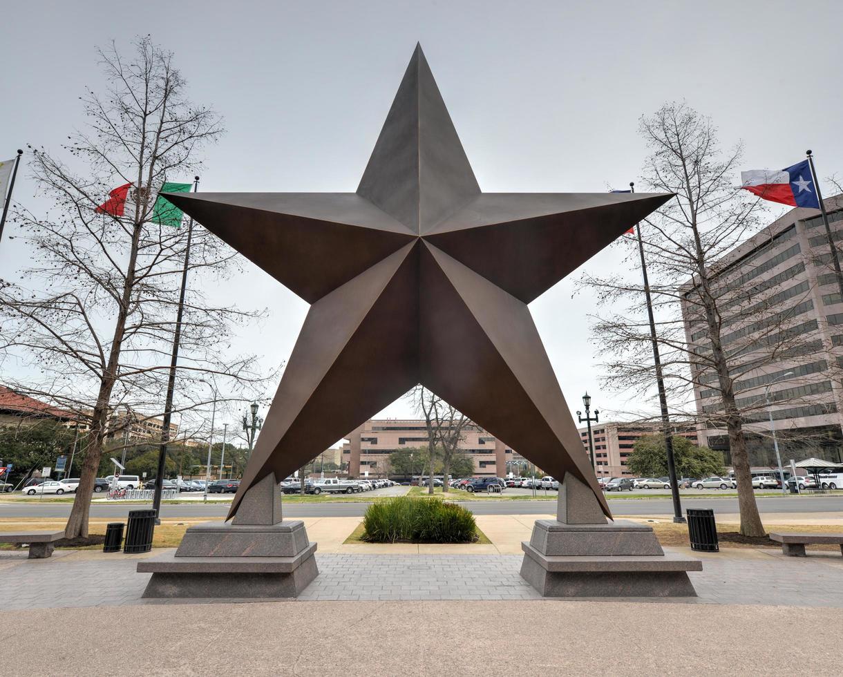 estrella de texas en austin, texas, estados unidos, 2022 foto