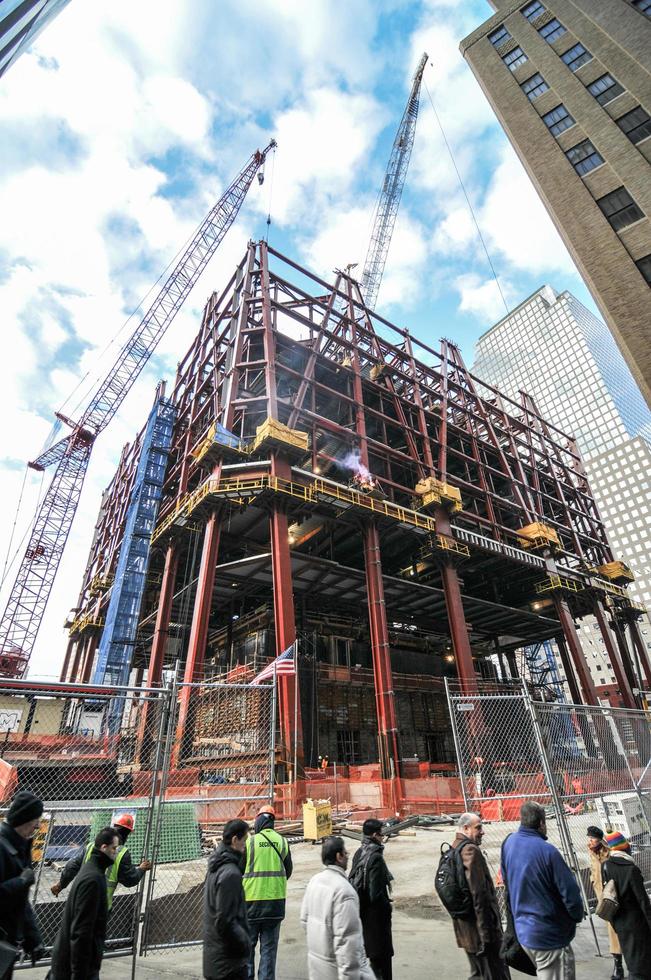 1 world trade center en construcción, nueva york, 2022 foto