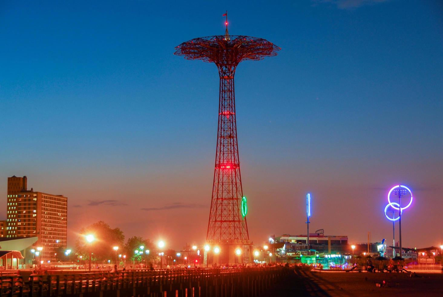Parachute Jump, an abandoned historic landmark from Brooklyn's Coney Island. photo