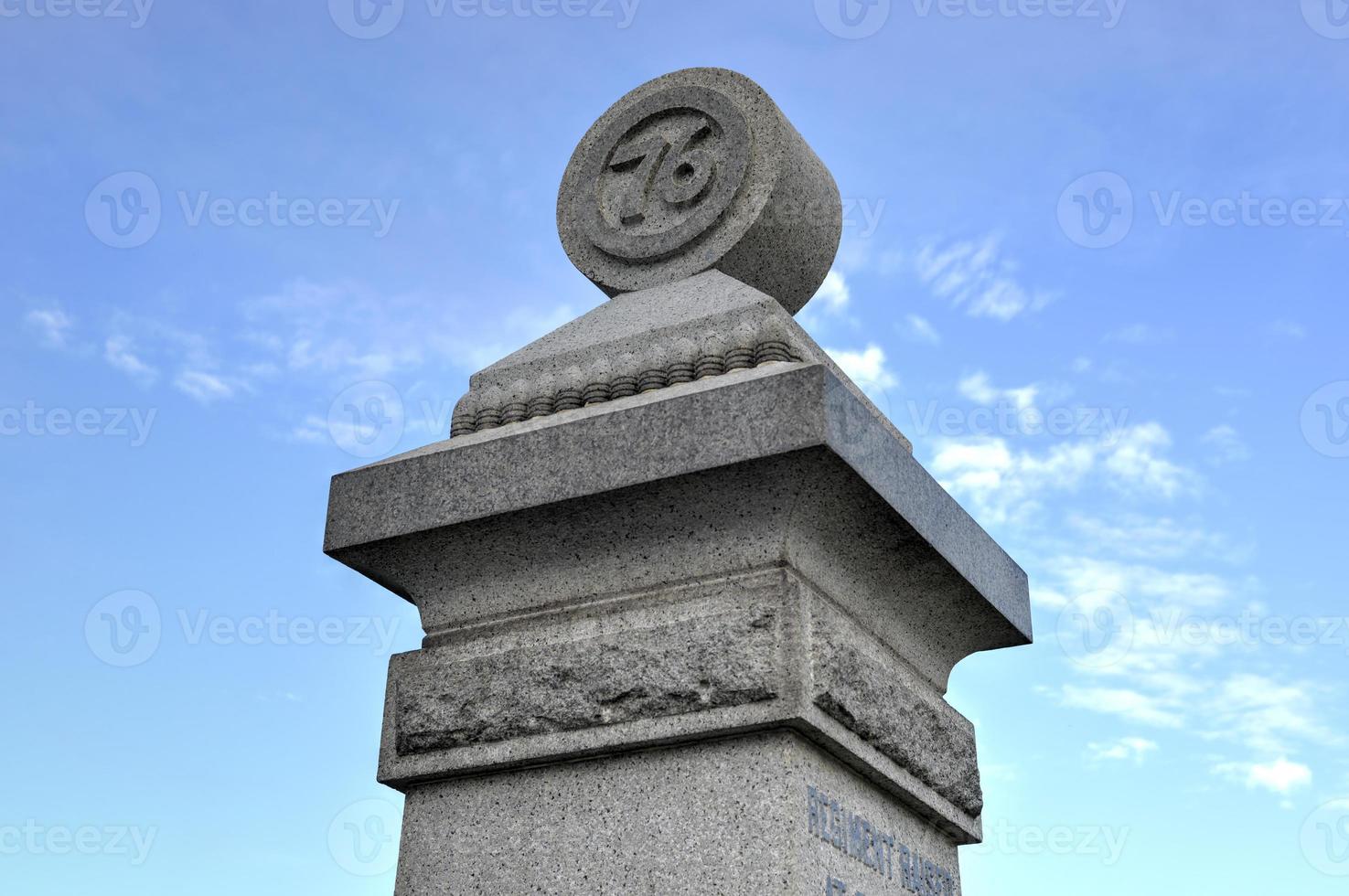 monumento conmemorativo, gettysburg, pensilvania foto