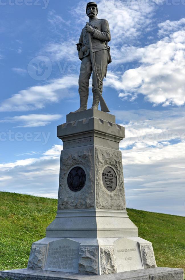 monumento conmemorativo, gettysburg, pensilvania foto