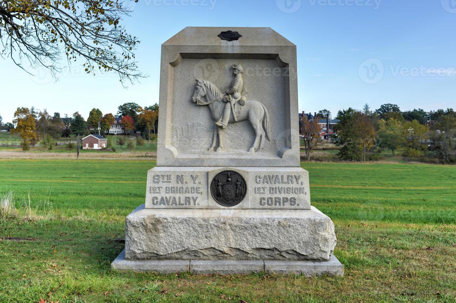 monumento conmemorativo, gettysburg, pensilvania foto