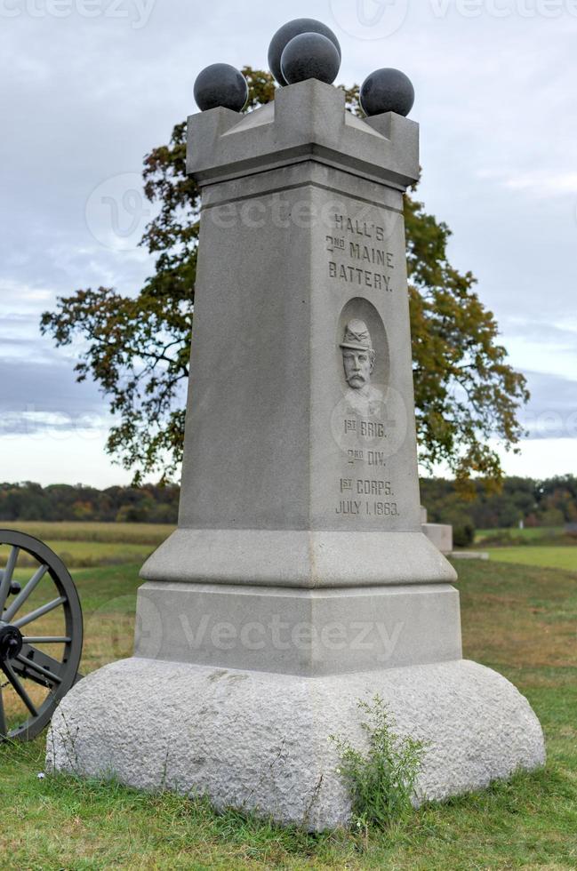 monumento conmemorativo, gettysburg, pensilvania foto