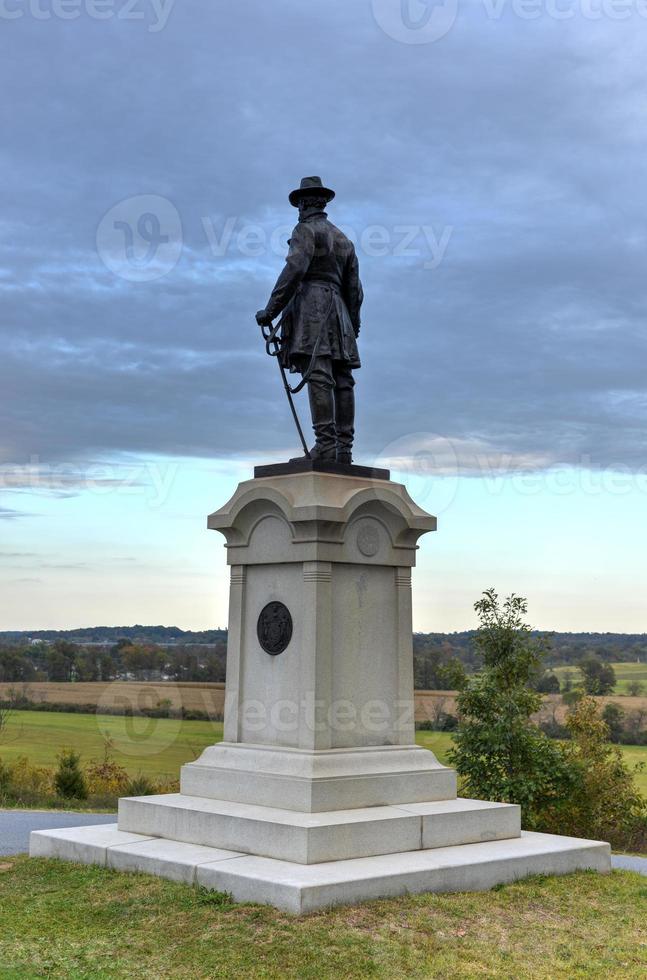 monumento conmemorativo, gettysburg, pensilvania foto