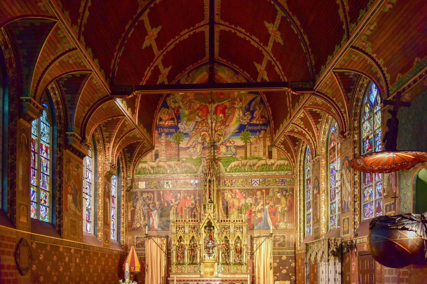 Basilica of the Holy Blood in Bruges, Belgium, UNESCO World Heritage Site, 2022 photo