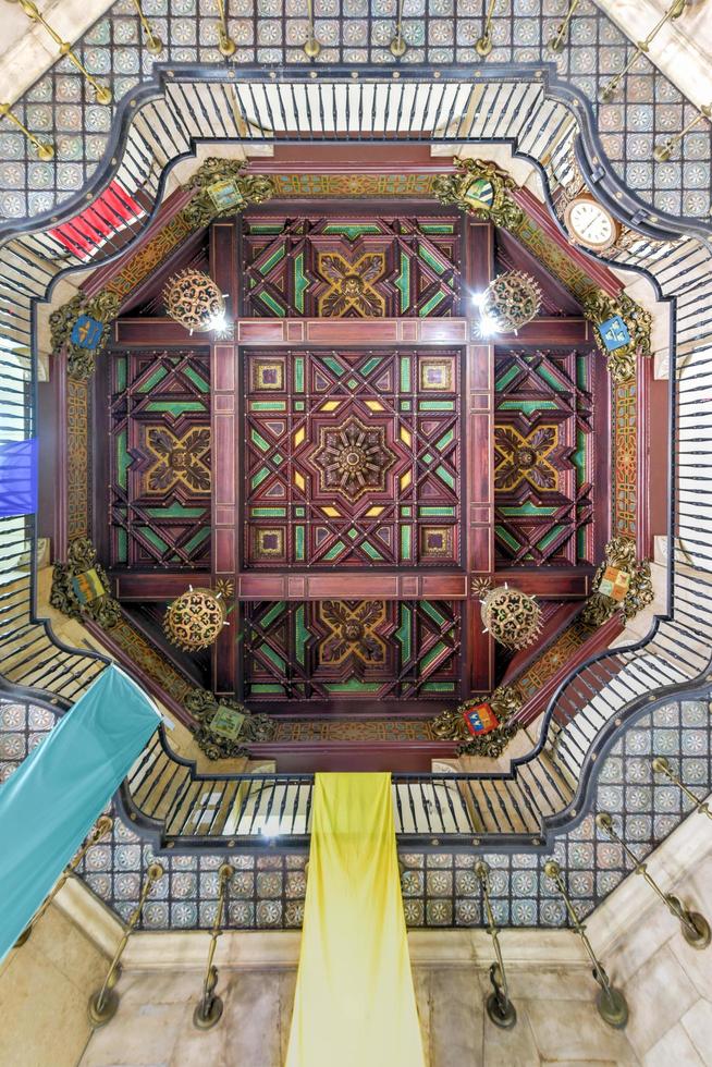 Ornate Ceiling of an old Cuban Government building in Havana, Cuba, 2022 photo