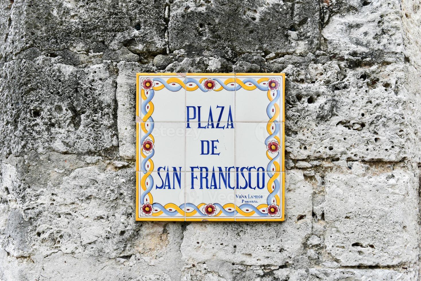 San Francisco church and its adjacent square in Old Havana, a famous touristic landmark on the colonial city. photo