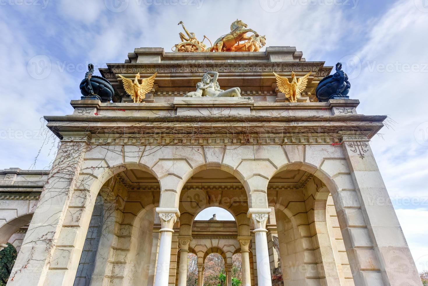 The Parc de la Ciutadella. It is a park on the northeastern edge of Ciutat Vella, Barcelona, Catalonia, Spain. photo