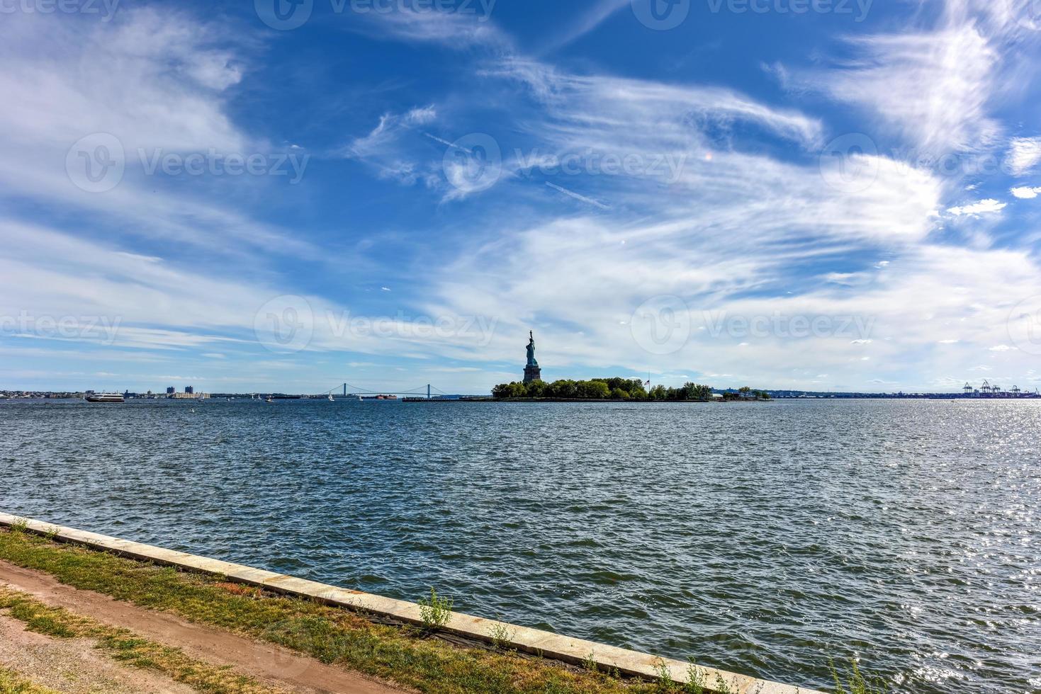 Statue of Liberty as viewed from Ellis Island. photo