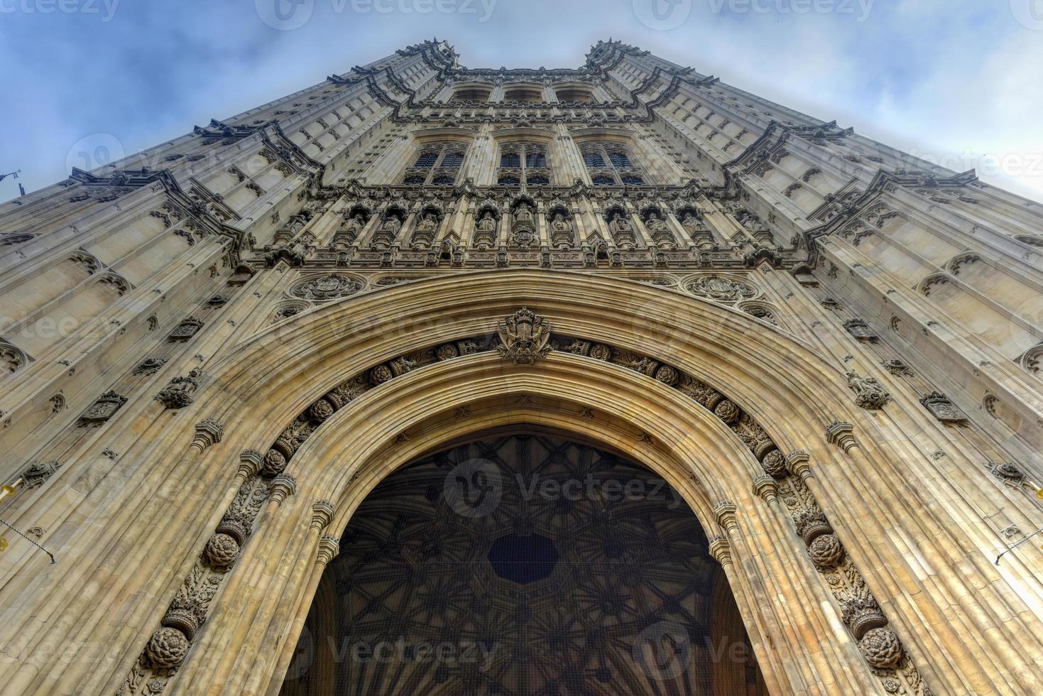 The Palace of Westminster in London, England. photo