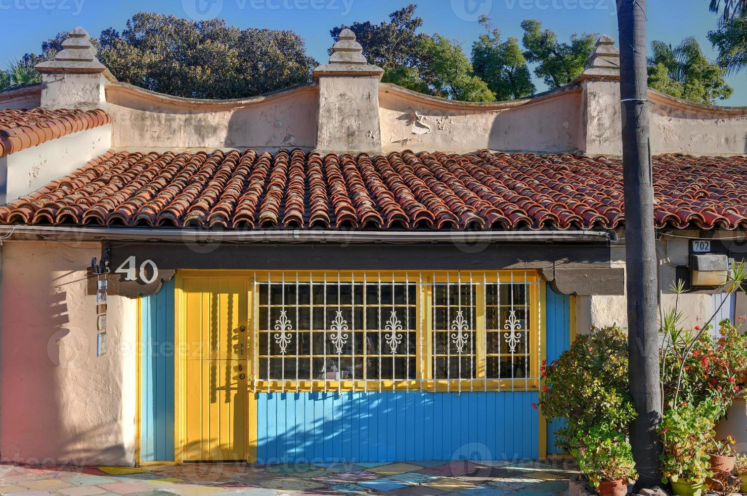 Spanish Village stuidos and exhibits Balboa Park San Diego, California. photo