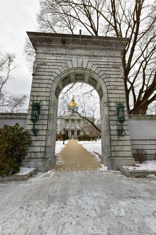 New Hampshire State House, Concord, New Hampshire, USA. New Hampshire State House is the nation's oldest state house, built in 1816 - 1819. photo