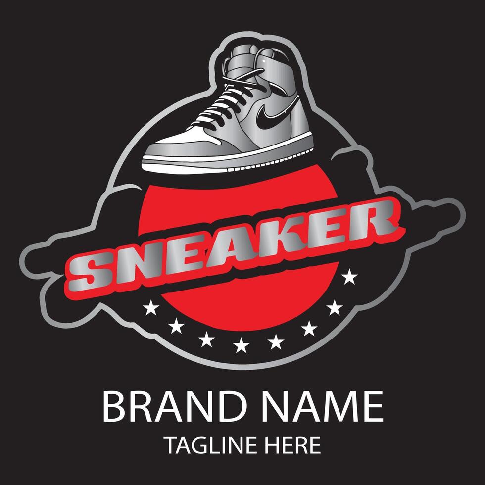 sneaker logo vector 16677183 Vector Art at Vecteezy