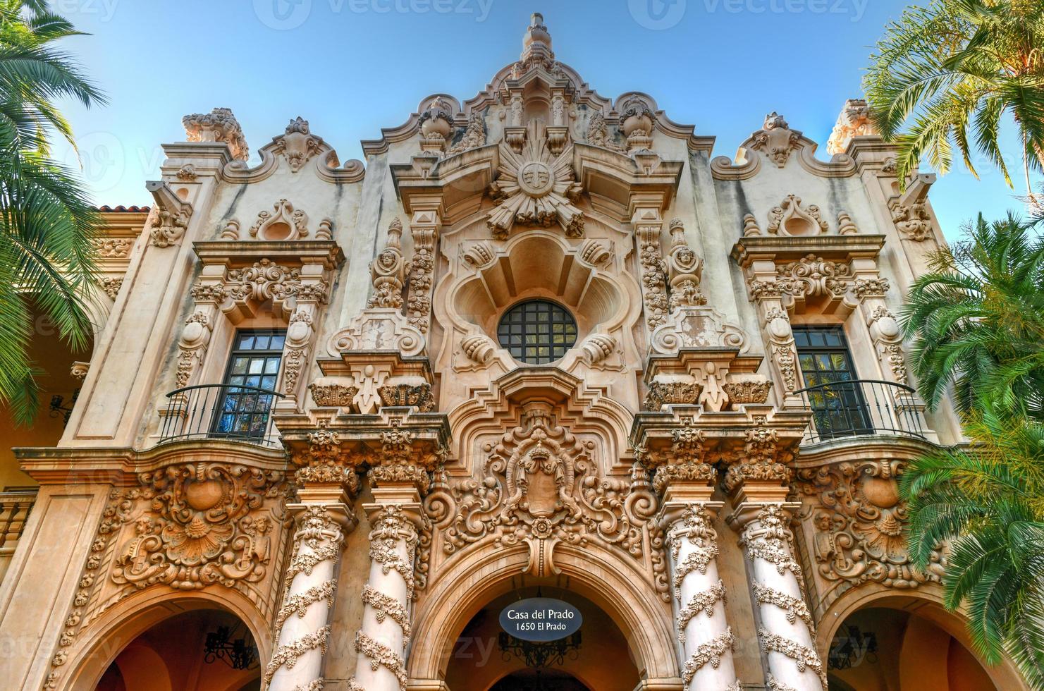 Casa del Prado in Balboa Park in San Diego, California, USA. photo