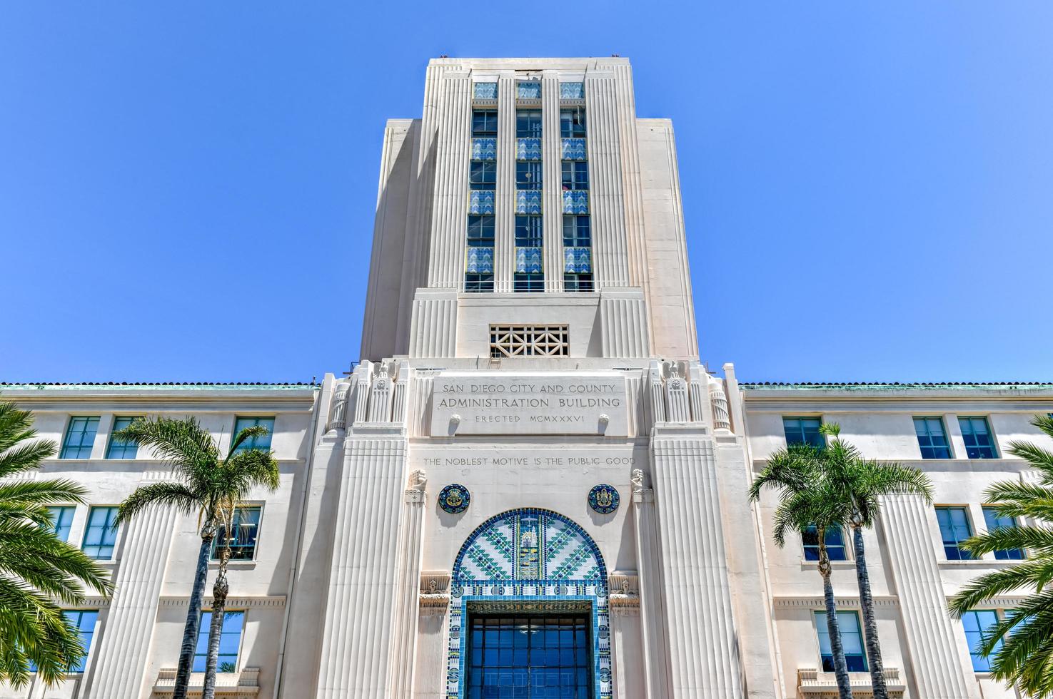 San Diego and County Administration Building and San Diego County Clerk's office in Waterfront Park, 2022 photo