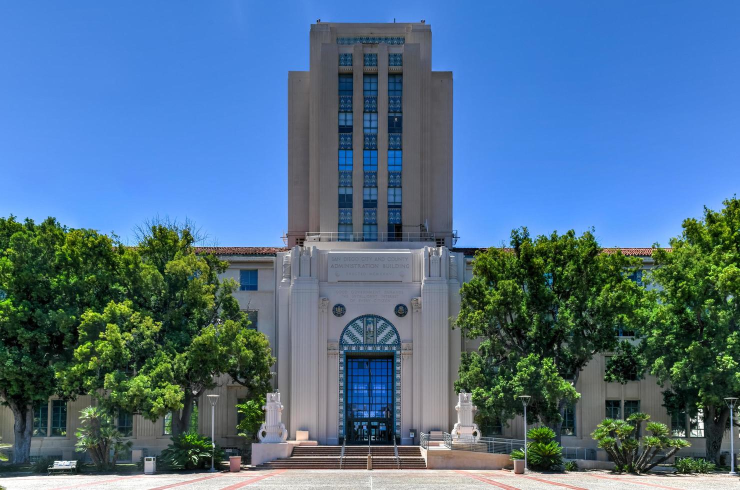 San Diego and County Administration Building and San Diego County Clerk's office in Waterfront Park, 2022 photo