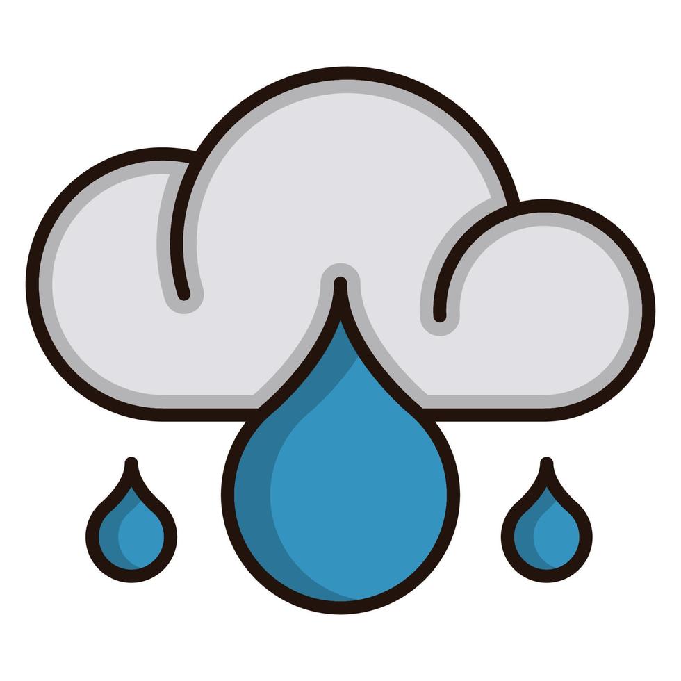 Rainy icon, suitable for a wide range of digital creative projects. Happy creating. vector